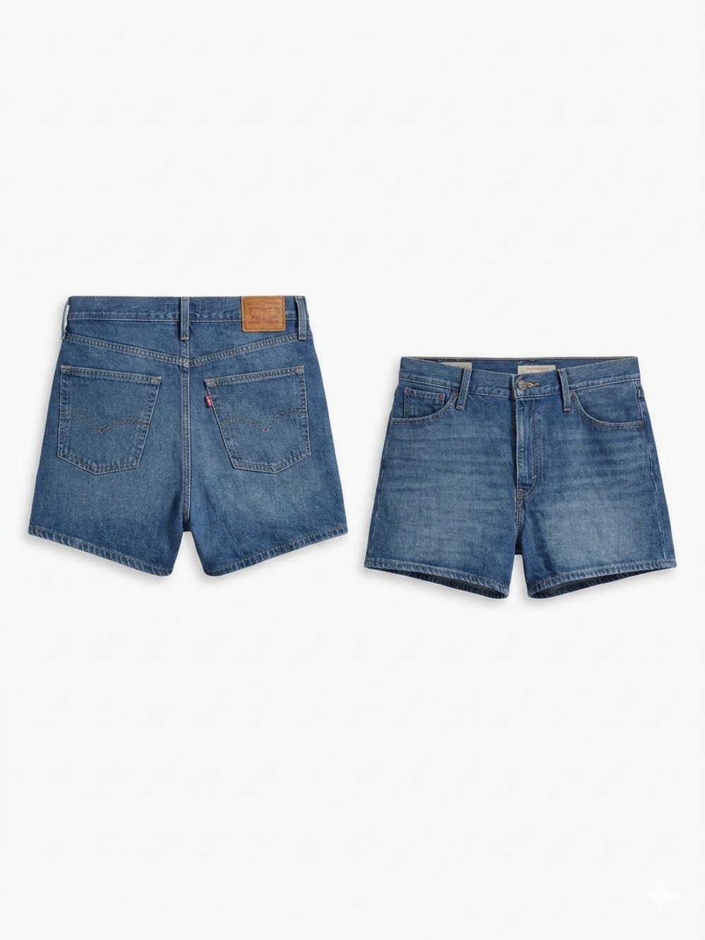 Levi's 80s Mon Shorts Mid-Blue Classic Denim Shorts